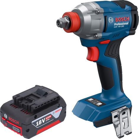 Bosch GDX 18V-285 Professional Visseuse à chocs sans fil 18 V 285 Nm 1/4'' Brushless + 1x batterie 4,0 Ah - sans chargeur (1/5)