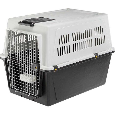 Ferplast Atlas 70 transportín perro gris robusto cómodo
