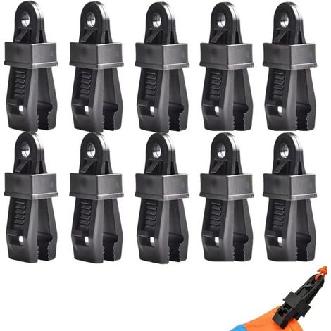 Abrazaderas resistentes - 50 unidades, para tiendas de campaña, toldos, fundas para coches, cubiertas de piscinas (1/5)