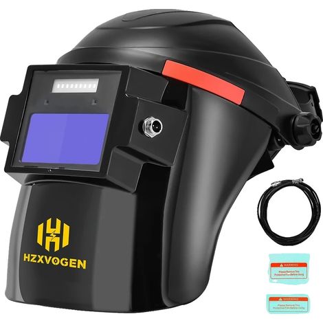 Casco de soldadura, autooscurecimiento, amplia área de visualización, HV009 (1/2)