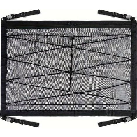 Filet de Rangement pour Plafond de Voiture,Convient pour Renault Trafic Vauxhall Vivaro,Rangement sur Le Toit (1/4)