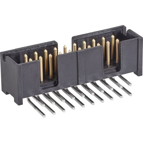 TE Connectivity 5103310-8 Stiftleiste Rastermaß: 2.54 mm Polzahl Gesamt: 40 Anzahl Reihen: 2 1 St.