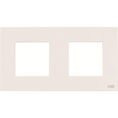 Zenit Plaque de Finition 2X2 modules Blanche 2CLA227200N1102 ABB N2272BL