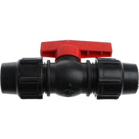 Raccord rapide pour tuyau d'eau 20 mm/25 mm/30 mm pour vanne à bille en PE - Accessoire 25 mm (1/5)