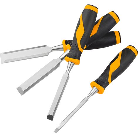 Set 4 scalpelli legno Tolsen mm 6/13/19/25 (1/5)