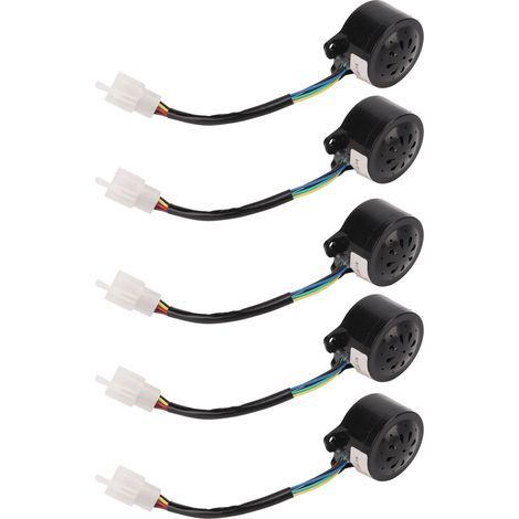 Klaxon de secours universel, 5 pièces, alarme de recul 110-120db, 12V-60V, pour Tricycle et Scooter électrique (1/5)