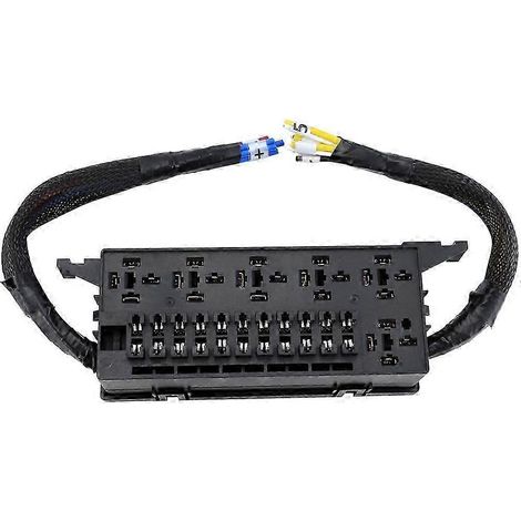 Boîtier de fusibles et de relais 12 V avec 6 relais et 11 fusibles à lames ATC/ATO, précâblé, adapté aux applications automobiles et marines. (1/4)