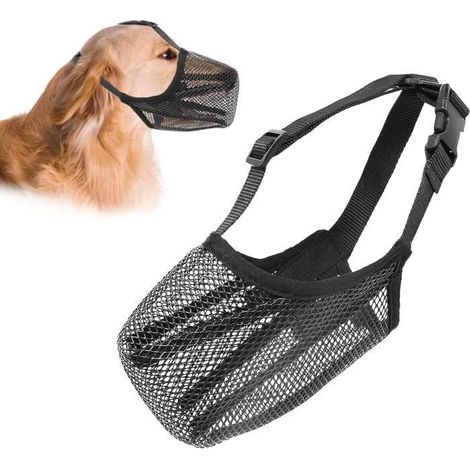 Muselière pour Chiens - Non spécifié - M - Réglable - Conception respirante - Protection complète (1/4)