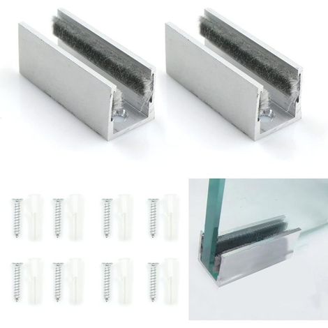 Roulettes pour porte de douche, 20 mm, lot de 4. Roulettes en laiton pour porte de douche coulissante, remplaçant les roulettes pour rail de porte de douche coulissante en verre (20 mm). (1/5)