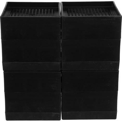 de meubles empilables noirs 78 x 78 cm hauteur 75 cm lot de (1/5)