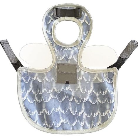Veste de Protection Dorsale pour Volaille Blessée(Gray) Protection dorsale pour efficace, prévient dommages aux , sûr, confortable pour la poule (1/5)