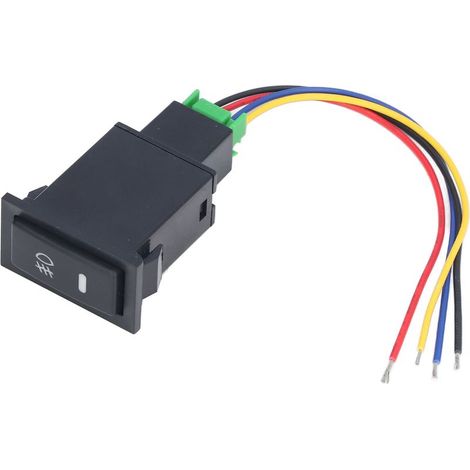 Interruttore fendinebbia a LED ABS, cablaggio fendinebbia 12V, accessorio per modifiche auto (1/5)