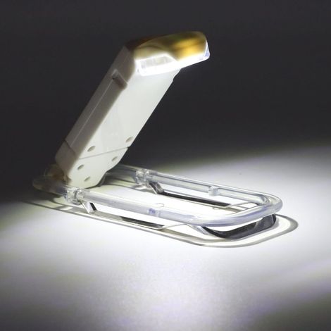 Clip Sur la Lampe de Lecture, Lecture Portable Pliable pour Avec (1/5)