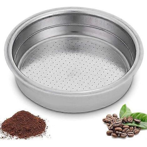 Panier-filtre à café, 51 mm, pressurisé, sans fond, double couche, pour machine à café, porte-filtre ou cafetière à filtre.-AquaForge (1/4)