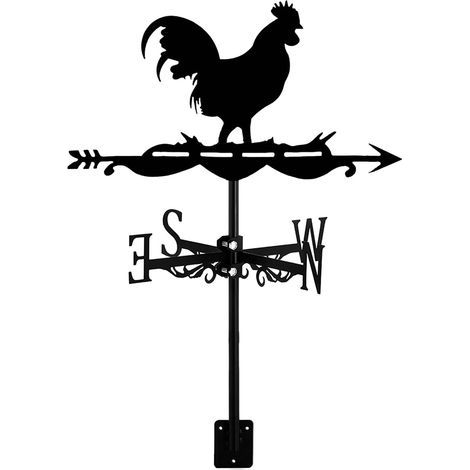 Bandierina segnavento - Indicatore decorativo della direzione del vento per esterni, ideale per giardini e fattorie. (1/5)