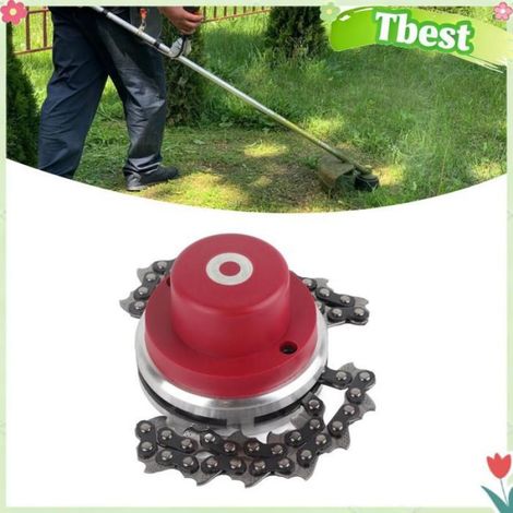 Tbest Tête de chaîne de désherbeur Tête de chaîne de désherbage, remplacement de tête de chaîne de, accessoires piscine controle (1/4)