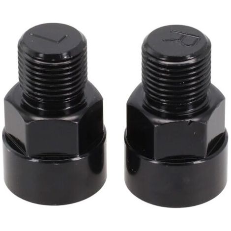Adaptateur de pédales de vélo compatible avec les manivelles de 9/16 pouces et les pédales de 1/2 pouce.