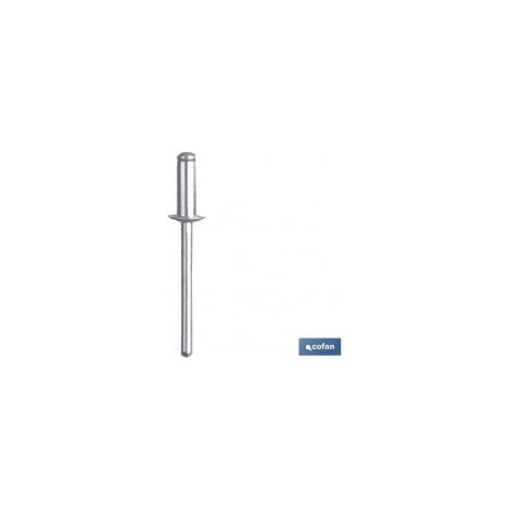 Pack mit 500 Blumenrivet 4.8 x 16 mm für Weiche Materialien