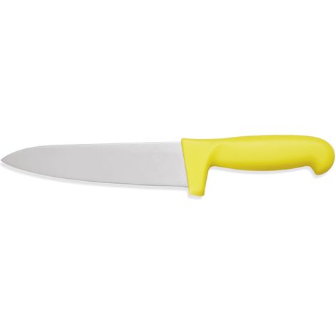 Couteau de cuisine Couteau de chef HACCP en Acier inoxydable/Plastique jaune - Was Germany