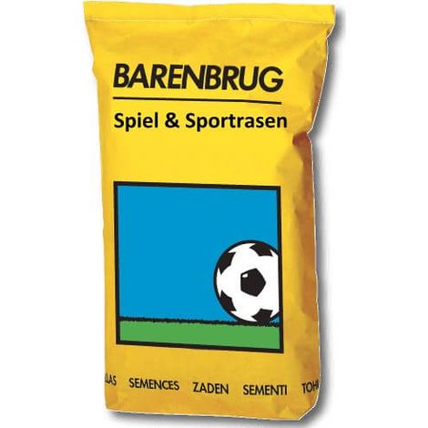 BARENBRUG Rasensamen Spiel und Sportrasen 5 kg Gebrauchsrasen Familienrasen