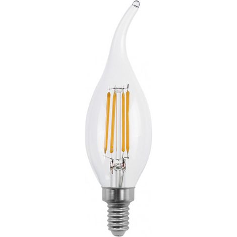 FABRILAMP Glühbirne Glühfaden Bohemia 11,5x3,5d 4w E14 Klar 450lm 2700k