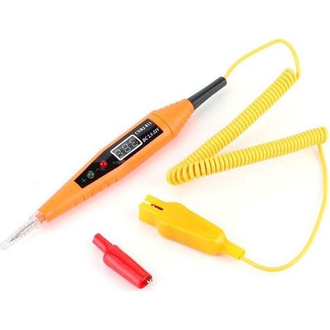 Testeur de Tension Numérique pour Batterie Système Éclairage Sonde Stylo Diagnostic Voiture DC 2.5-32V (1/4)
