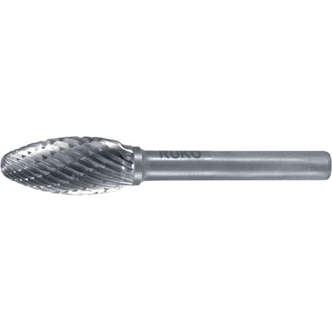 RUKO Hartmetallfrässtift Form H D.12mm HM Flamme (1/5)