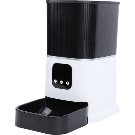 Distributeur automatique 6L WiFi Double alimentation ABS transparent Programmation repas à distance pour chats et chiens (1/4)