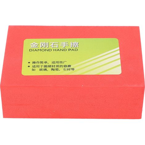Lot de 60 tampons diamantés à main grain 60, blocs abrasifs réutilisables résistants à l'usure pour polissage et meulage du métal et de la pierre (1/5)