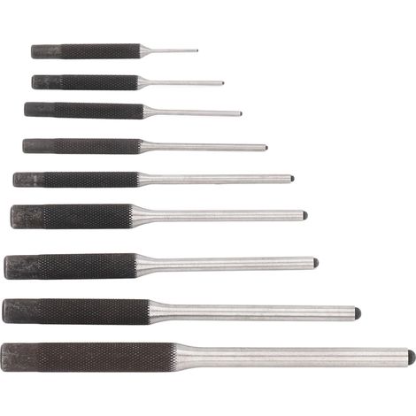 Poinçons à rouleau en acier inoxydable, manche moleté pour armurerie et mécanique (1/5)