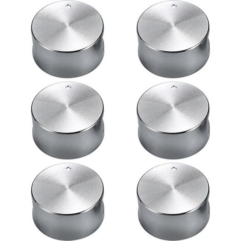 6 pomos para horno - aluminio - 3,7 cm de diámetro - diseño antideslizante (1/5)