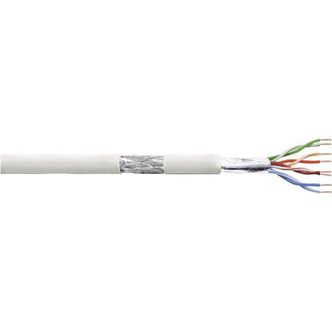 LogiLink CPV007 Cavo di rete CAT 5e SF/UTP 4 x 2 x 0.205 mm² Grigio 100 m