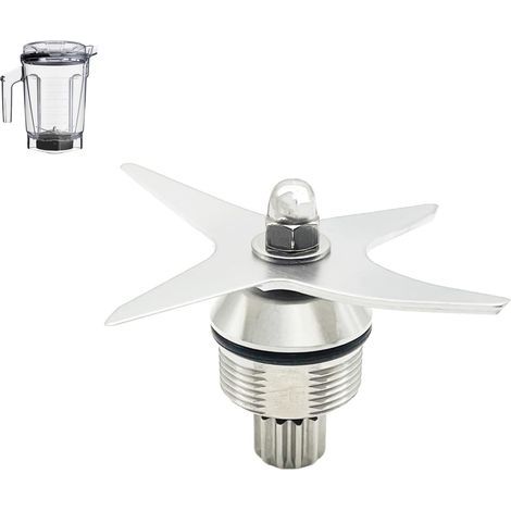 Applicable Compatible avec la lame de rechange Vitamix 105733 de 1814,4 g, convient aux modèles Asc-ent Series A3500 A2300 A2500 A3300, 105733-1, pièces de rechange compatibles avec le récipient à pro (1/5)
