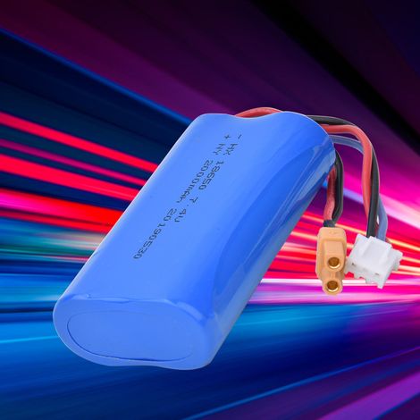 Batterie 2000mAh pour accessoire de voiture de chantier RC Allmetal Excavator (1583005)(1583-005 ) (1/5)