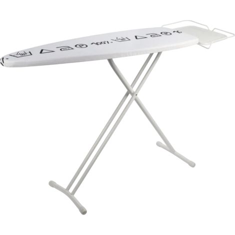 Planche à repasser 124x40 cm TI1200 – Poids 7 kg – Hauteur réglable 70-93 cm – Compatible générateurs vapeur Tefal