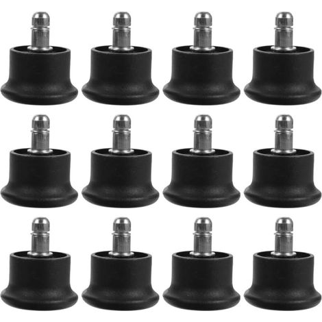 Lot de 12 roulettes pratiques pour chaises et tabourets de (1/5)