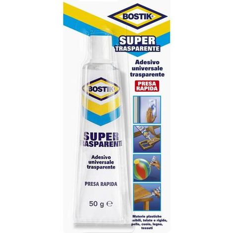 12 x BOSTIK SUPERTRASPARENTE  50 G