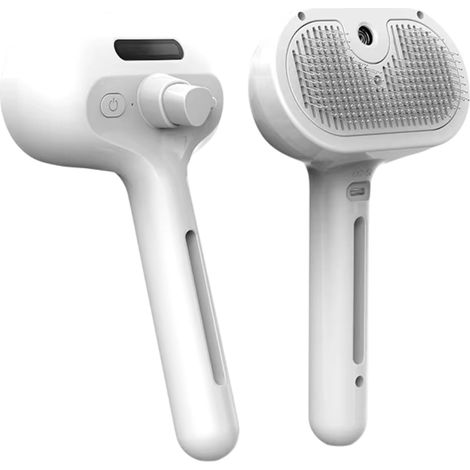 Brosse à vapeur rechargeable pour animaux de compagnie – Nettoyage des poils des chiens et des chats, élimine la saleté et les odeurs en douceur (1/5)