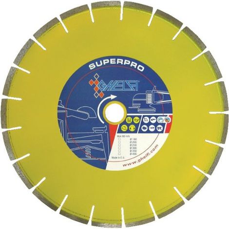 GHELFI 4320 Disco Diamantato SUPERPRO SETTORI MARMO diam. 300 mm foro 25,4 mm