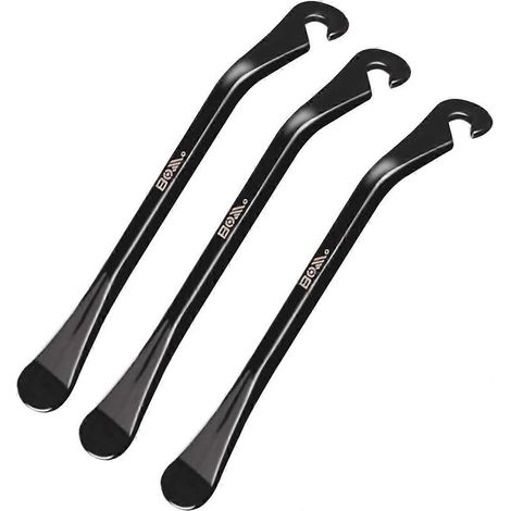 Démonte-pneus de vélo, lot de 3 démonte-pneus en acier en forme de crochet, pour VTT/BMX. (1/5)