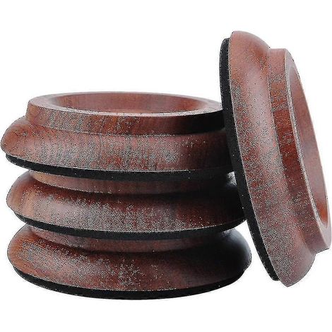Supports de roulettes pour piano, supports de roulettes en bois massif pour piano droit, protections de sol pour pieds de piano, antidérapants et antibruit