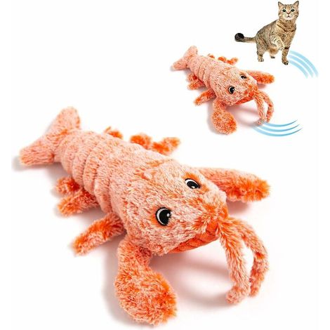Jouet Poisson Électronique Interactif pour Chats T-Audace- Jouet Électrique Mou, Sac Herbe à Chat Rechargeable - Peluche Lavable, 3 Vitesses, Câble USB - Jeu Stimulant de Chasse pour Chaton (1/5)