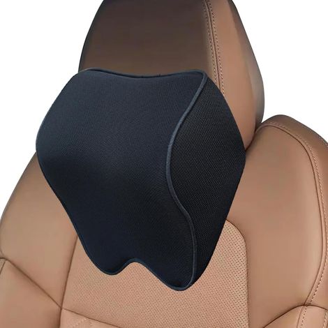 Oreiller de cou de voiture,Appui-tête de voiture en mousse à mémoire de forme - Oreiller de soutien de cou de universel de repose-pieds pour chaise de bureau à domicile (1/5)
