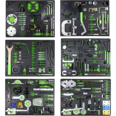 JBM 53775 Set di 6 termoformati con utensili per veicoli 271 Pz.