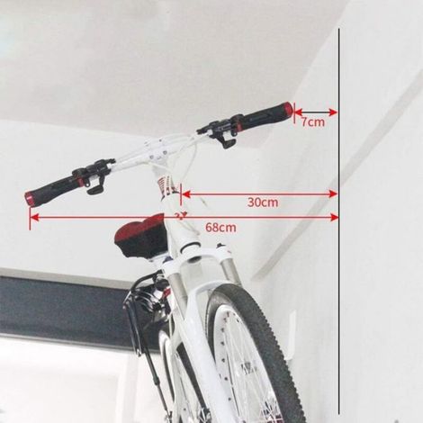 Support Mural Vélo - Alliage Aluminium - Pour Garage Jardin - Installation Sans Assemblage - 1 Pièce (1/4)