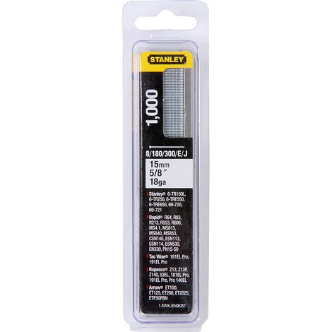 Grohe – Clous à tête plate 15mm – boîte de 1000 pièces – Pour fixation légère dans bois dur – Finition propre et discrète