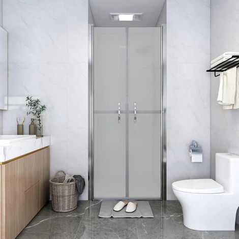 Porte De Douche Porte et paroi de douche - ESG dépoli 101x190 cm BV445199 - BonneVie (1/4)