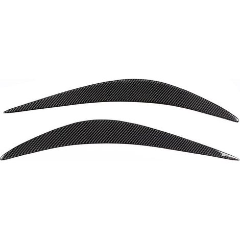 Online Store Paire de bandes de sourcils et de paupières de phare, couverture en Fiber de carbone adaptée à Infiniti Q50 2014 – 2019 (1/4)