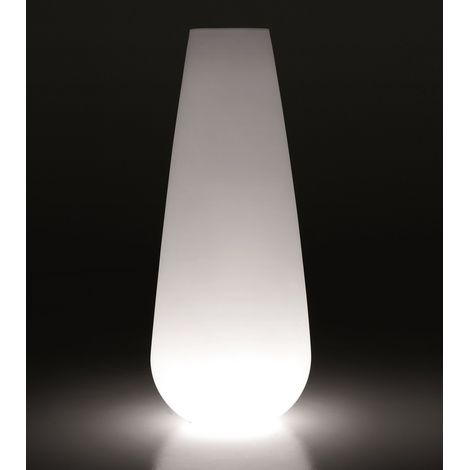 VASO LUMINOSO BUBA POLIETILENE 71X175H WHITE LIGHT USO ESTERNO SENZA KIT LUCE (1/4)