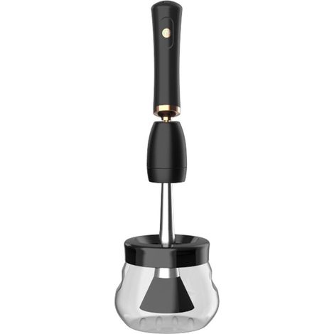 Nettoyeur de pinceaux de maquillage, nettoyeur et séchoir électrique ultra-rapide, outils de nettoyage automatique des pinceaux de maquillage (1/5)